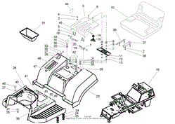 FRAME AND SEAT ASSEMBLY