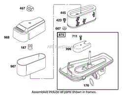 AIR CLEANER ASSEMBLY BRIGGS AND STRATTON 311777-0151-E1