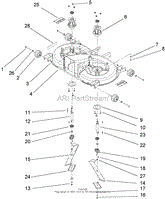 CUTTING PAN, MOWER HOUSING ASSEMBLY