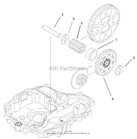 FINAL PINION ASSEMBLY TRANSMISSION ASSEMBLY NO. 104-2889