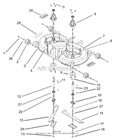 CUTTING PAN, MOWER HOUSING ASSEMBLY