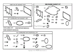 GASKET ASSEMBLY BRIGGS AND STRATTON 282H79-23502