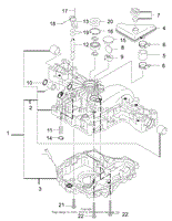 TRANSAXLE CASE ASSEMBLY TRANSMISSION ASSEMBLY NO. 104-2889