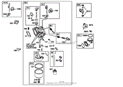 CARBURETOR ASSEMBLY BRIGGS AND STRATTON 282H79-23502