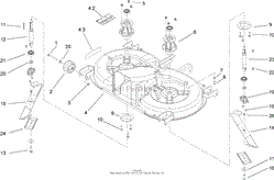 CUTTING PAN AND MOWER HOUSING ASSEMBLY