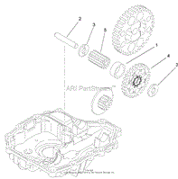 FINAL PINION ASSEMBLY TRANSMISSION ASSEMBLY NO. 104-2889