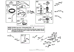 STARTER AND ELECTRICAL ASSEMBLY BRIGGS AND STRATTON 282H79-23502