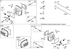 CYLINDER HEAD ASSEMBLY BRIGGS AND STRATTON 441677-0136-E1