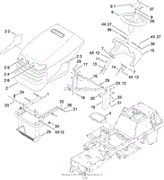 HOOD AND DASH ASSEMBLY