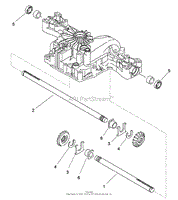 AXLE SHAFT ASSEMBLY TRANSMISSION ASSEMBLY NO. 114-3155