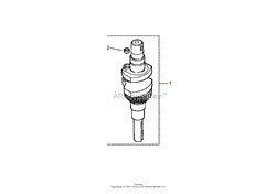 CRANKSHAFT ASSEMBLY KOHLER CV492S-27525