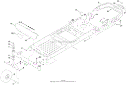 FAME, FRONT AXLE AND CASTER WHEEL ASSEMBLY