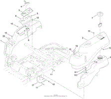 BODY STYLING AND FUEL POD ASSEMBLY