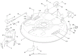 32 INCH DECK ASSEMBLY