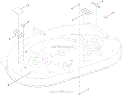 42 INCH DECK ASSEMBLY NO. 119-8840