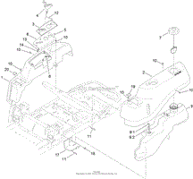 BODY STYLING AND FUEL TANK ASSEMBLY