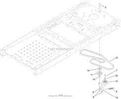 BELT AND PULLEY ASSEMBLY