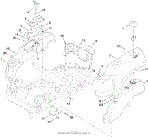 BODY STYLING AND FUEL POD ASSEMBLY