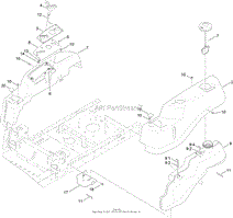 BODY STYLING AND FUEL TANK ASSEMBLY