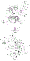 CRANKCASE AND CRANKSHAFT ASSEMBLY ENGINE ASSEMBLY NO. 127-9041