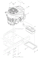 ENGINE AND MUFFLER ASSEMBLY