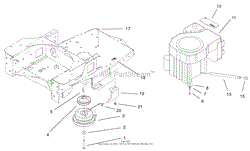 ENGINE AND CLUTCH ASSEMBLY