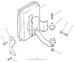 EXHAUST ASSEMBLY KOHLER CV 490-27503