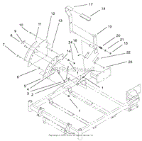 HEIGHT-OF-CUT HANDLE AND PLATE ASSEMBLY