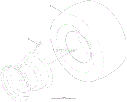 4 PLY WHEEL AND TIRE ASSEMBLY NO. 119-8908