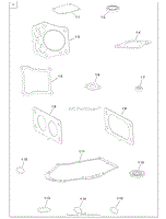 GASKET AND SEAL KIT ENGINE ASSEMBLY NO. 127-9041