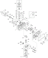 LEFT HAND HYDRO TRANSAXLE ASSEMBLY NO. 119-3350