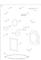 GASKET AND SEAL KIT ENGINE ASSEMBLY NO. 121-0412