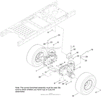 HYDRO TRANSAXLE DRIVE AND REAR WHEEL ASSEMBLY