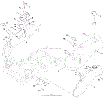 BODY STYLING AND FUEL POD ASSEMBLY