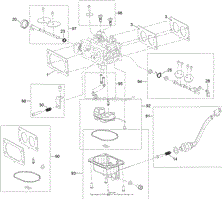 CARBURETOR ASSEMBLY ENGINE ASSEMBLY NO. 127-9041