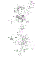 CRANKCASE AND CRANKSHAFT ASSEMBLY ENGINE ASSEMBLY NO. 127-9041