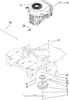 ENGINE AND CLUTCH ASSEMBLY