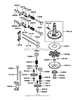 VALVE AND CAMSHAFT ASSEMBLY KAWASAKI FH580V-AS13