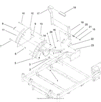 HEIGHT-OF-CUT HANDLE AND PLATE ASSEMBLY