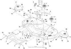 48 INCH DECK ASSEMBLY