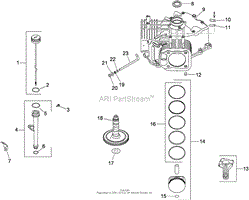 CRANKCASE ASSEMBLY KOHLER SV830-0016