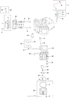 HEAD, VALVE AND BREATHER ASSEMBLY KOHLER SV830-0016