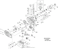 LH HYDRO TRANSMISSION ASSEMBLY NO. 119-8892