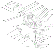 38&quot; DECK COMPONENTS ASSEMBLY