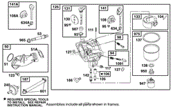 ENGINE BRIGGS &amp; STRATTON MODEL 28Q777-0690-E1(3)