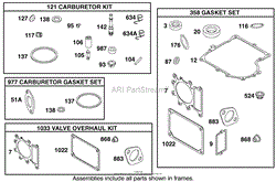 ENGINE BRIGGS &amp; STRATTON MODEL 28Q777-0690-E1(8)