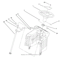 FIXED STEERING ASSEMBLY