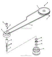 DRIVE BELT AND PULLEYS