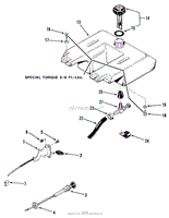 THROTTLE, CHOKE AND FUEL SYSTEM