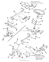 FRONT AXLE AND STEERING (MOWER HANGER)